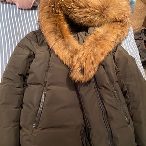 Mackage dark green coat